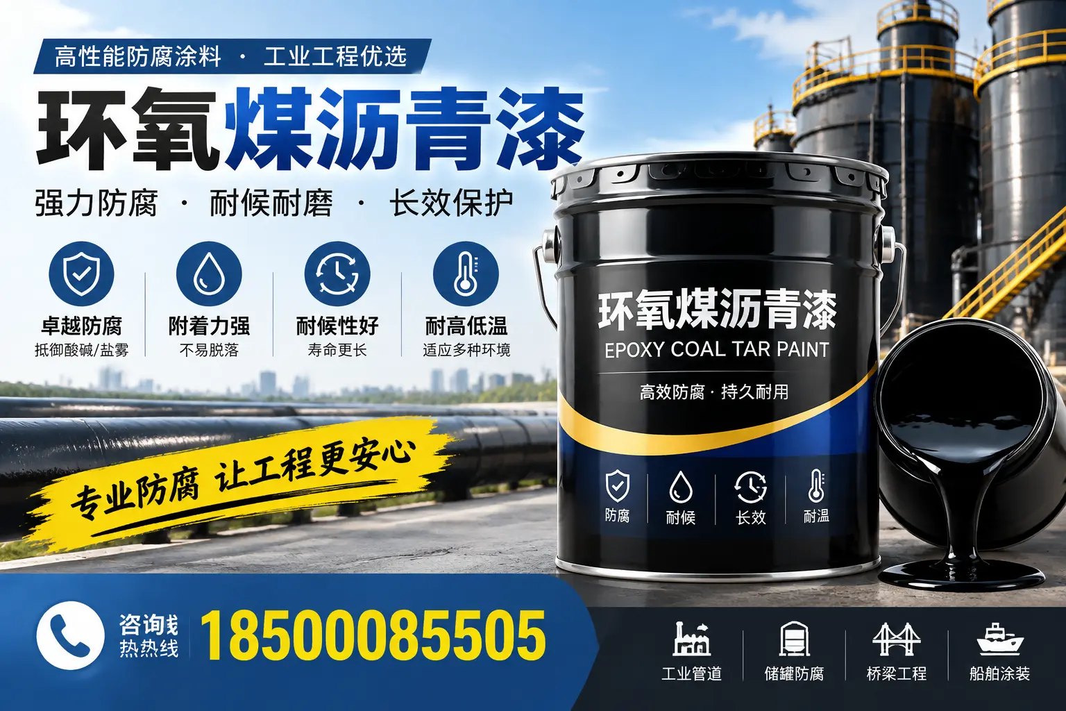 环氧煤沥青漆的施工方法与注意事项,确保在海东顺利完成